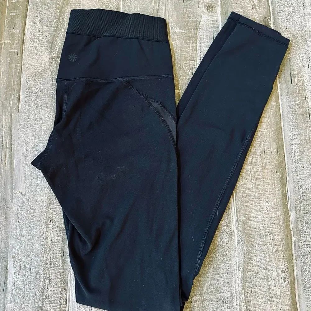 Athleta Aura Heel Tight Black Long Leggings XS